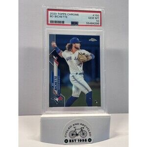 Bo Bichette PSA 10 Rookie Card 2020 Topps Chrome #150 Gem Mint Toronto Blue Jays